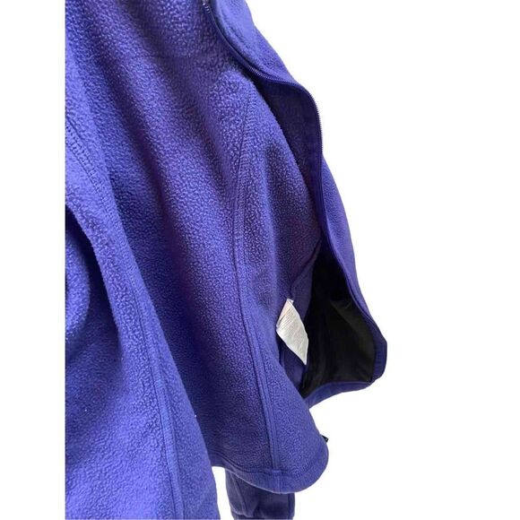 Columbia Bright Purple Fleece Zip Up Outdoors Jacket size small women’s - Picture 5 of 8